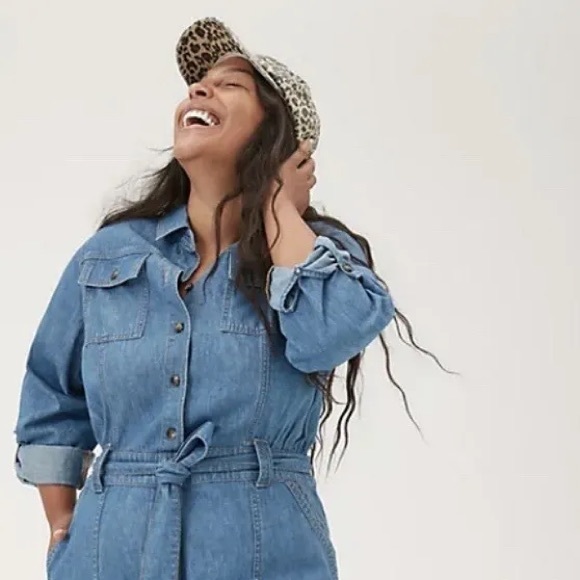 Pilcro and the letterpress Classic Denim Jumpsuit - Picture 6 of 9